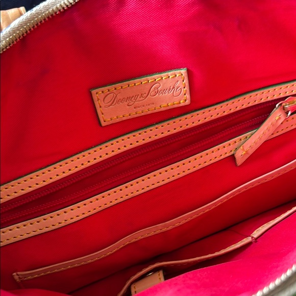 Dooney & Bourke Blue and Green Floral Satchel - Picture 3 of 5